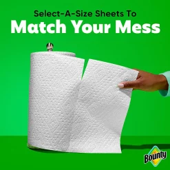 Bounty Select-A-Size 2-Ply Double-Roll Paper Towels, 2 Triple Rolls/123 Sheets Per Roll, White
