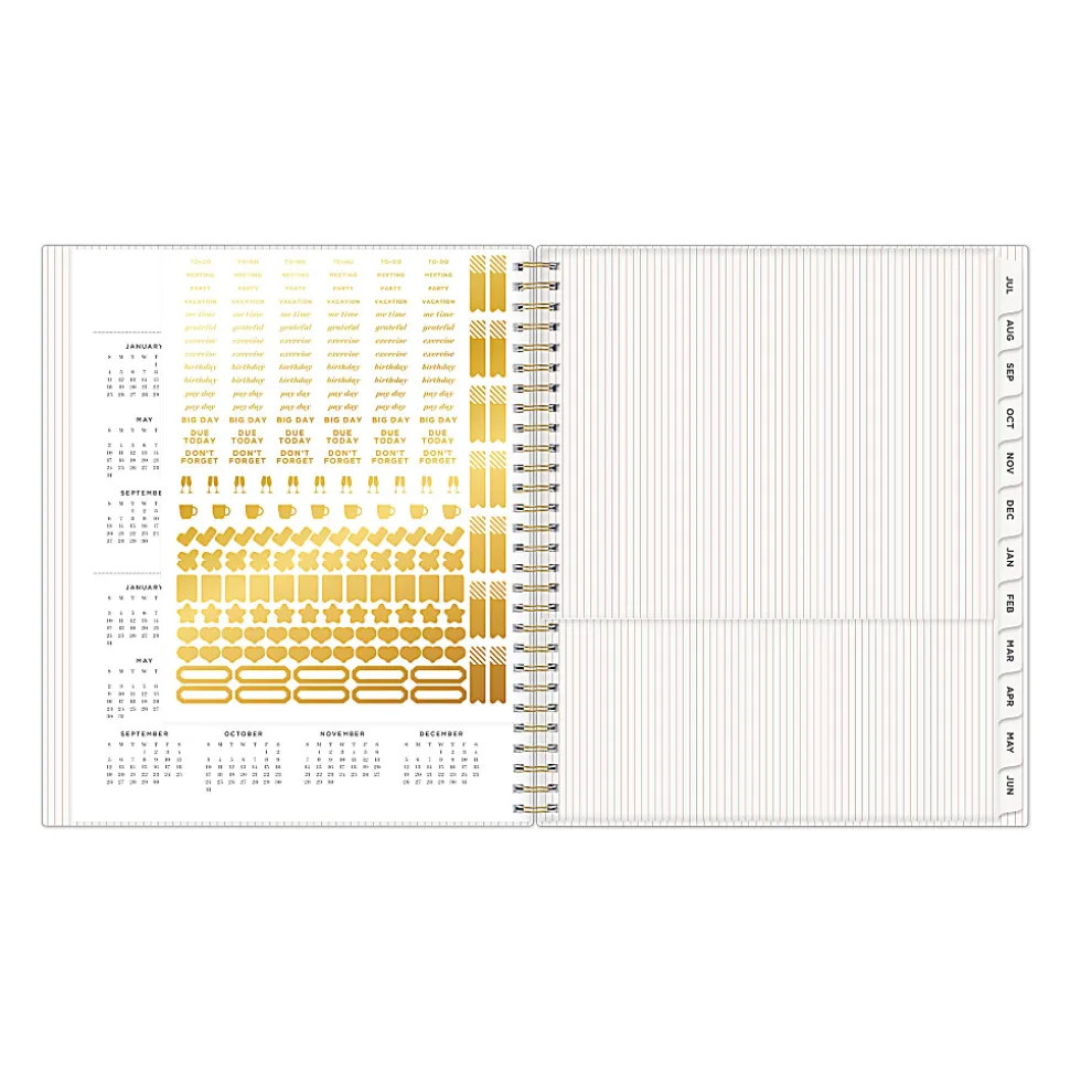 Boutique Planner DDB Blush Linen XL 8x10 AY26–27