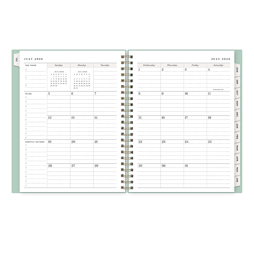 Boutique Planner DDB Firenze Taupe Linen 6x8 AY26–27