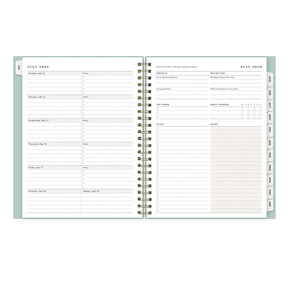 Boutique Planner DDB Firenze Taupe Linen 6x8 AY26–27