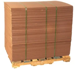 B O X Packaging Doublewall Corrugated Sheets, 48" x 96", Pack Of 5