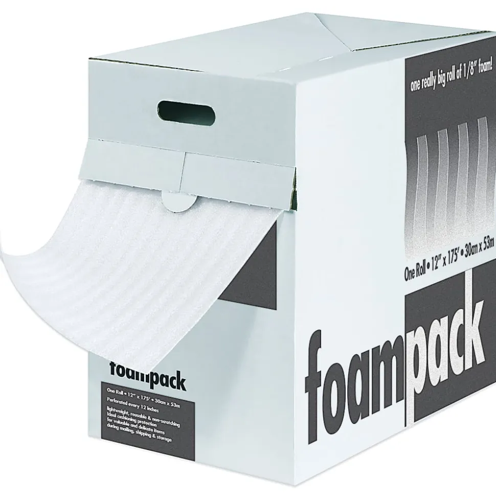 B O X Partners Foam Roll Dispenser Pack, 1/4" x 24" x 85', Perf At 12"