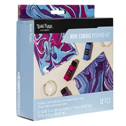 Brea Reese Acrylic Paint Canvas Kit, Holiday, Kit Of 12 Pieces