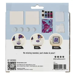 Brea Reese Acrylic Paint Canvas Kit, Holiday, Kit Of 12 Pieces