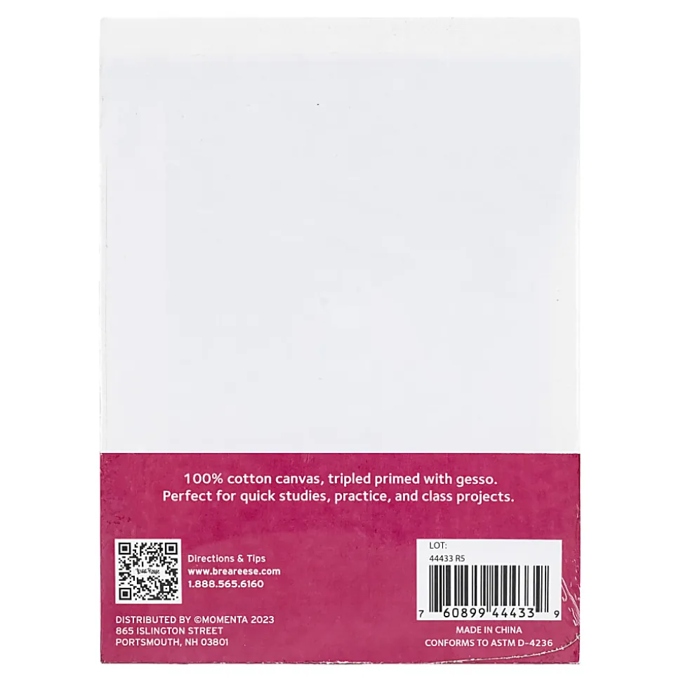Brea Reese Acrylic Panels, 5" x 7", White, Pack Of 3 Panels