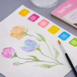 Brea Reese Blank Watercolor Pad Set, Classic Colors