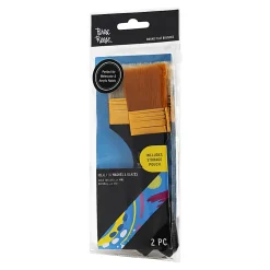 Brea Reese Broad Flat Paintbrush Set, Black