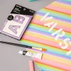 Brea Reese Cardstock Stencils, Varsity Letters, 2", White, Pack Of 24 Stencils