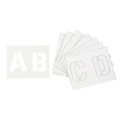 Brea Reese Cardstock Stencils, Varsity Letters, 2