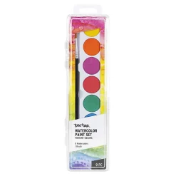 Brea Reese 8-Color Beginner Watercolor Paint Set, Vibrant
