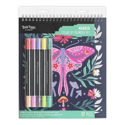 Brea ReeseĀ® Color-by-Number Marker Pad Kit, Mystical Scenes