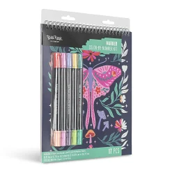 Brea Reese® Color-by-Number Marker Pad Kit, Mystical Scenes