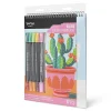 Brea Reese® Color-by-Number Marker Pad Kit, Western Desert Landscapes