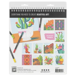 Brea Reese® Color-by-Number Marker Pad Kit, Western Desert Landscapes