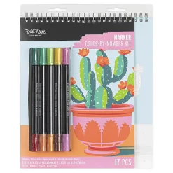 Brea Reese® Color-by-Number Marker Pad Kit, Western Desert Landscapes