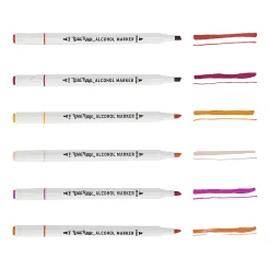 Brea Reese Dual-Tip Alcohol Markers, Warm Tones, Pack Of 6 Markers