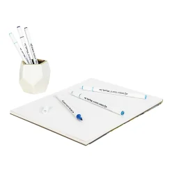Brea Reese Dual-Tip Alcohol Markers, Blues, Pack Of 6 Markers