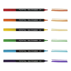 Brea Reese Dual-Tip Brush Markers, Classic, Pack Of 6 Markers