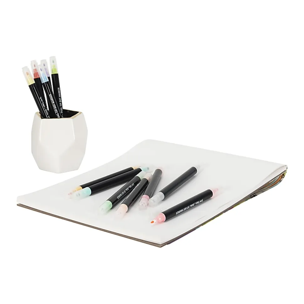 Brea Reese Dual-Tip Dot Markers, Classic, Pack Of 12 Markers