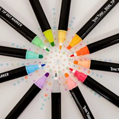Brea Reese Dual-Tip Dot Markers, Classic, Pack Of 12 Markers