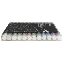 Brea Reese Dual-Tip Dot Markers, Pack Of 12 Markers, Twin Tip, Metallic Ink