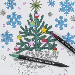 Brea Reese Holiday Birds & Botanicals Color-by-Number Kit