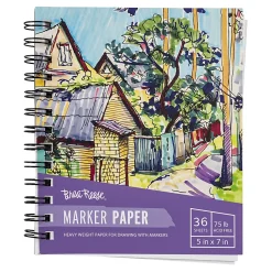Brea Reese Marker Paper Pad, 5" x 7", 36 Sheets, White