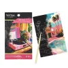 Brea Reese Mini Scratch Art Pad Set, Record, 3-1/2" x 5-1/2", Total Qty 1