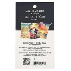 Brea Reese Mini Scratch Art Pad Set, Beach, 3-1/2