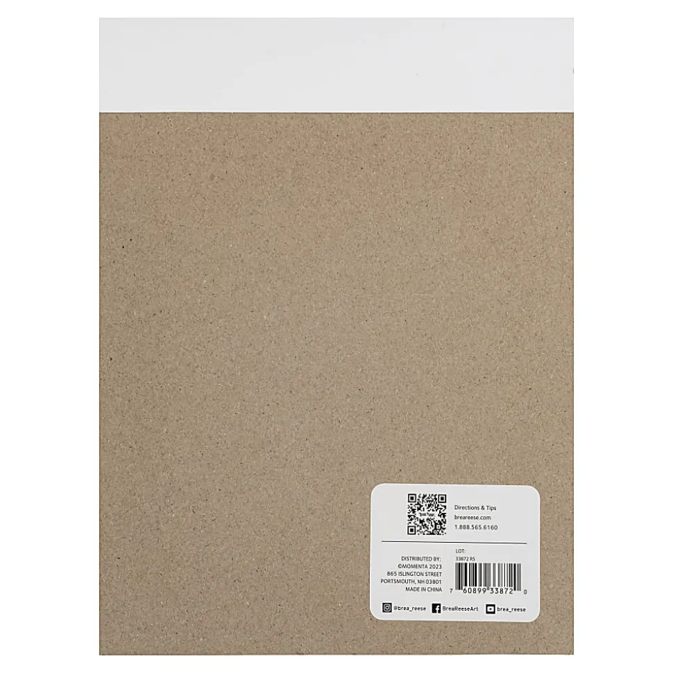 Brea Reese Mixed Media Paper Pad, 9" x 12", 60 Sheets, White