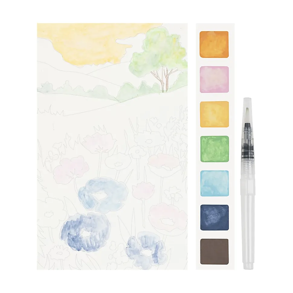 Brea Reese® Nature Watercolor Pad Kit, Kit Of 9 Pieces