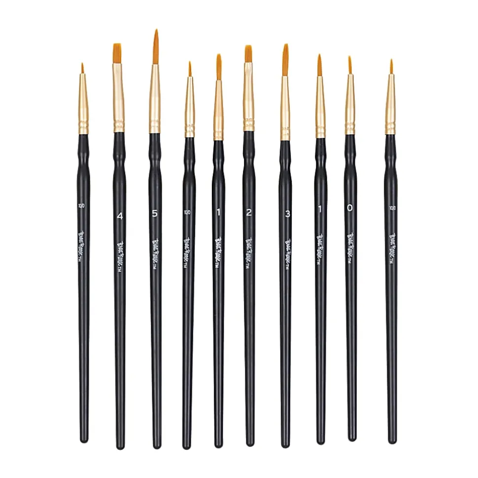 Brea Reese 10-Piece Detail Paintbrush Set, Black