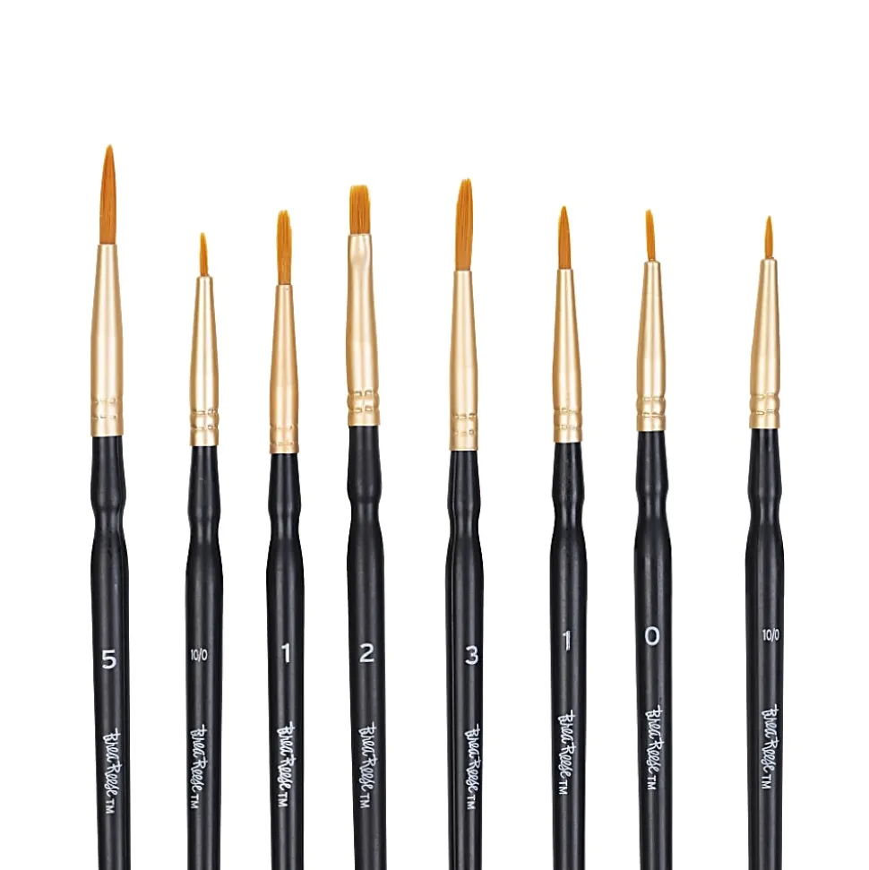 Brea Reese 10-Piece Detail Paintbrush Set, Black