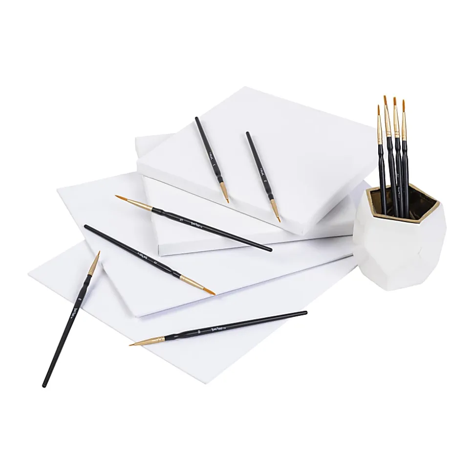 Brea Reese 10-Piece Detail Paintbrush Set, Black