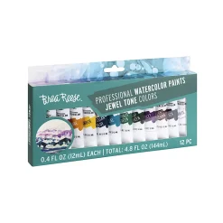 Brea Reese 12-Piece Professional Watercolor Paint Set, Jewel