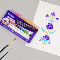 Brea Reese 12-Piece Professional Watercolor Paint Set, Jewel