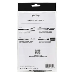 Brea Reese 25-Piece Value Paintbrush Set, Black