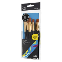 Brea Reese 10-Piece Variety Paintbrush Set, Black