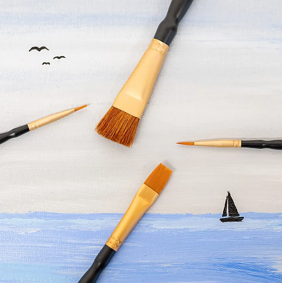 Brea Reese 10-Piece Variety Paintbrush Set, Black