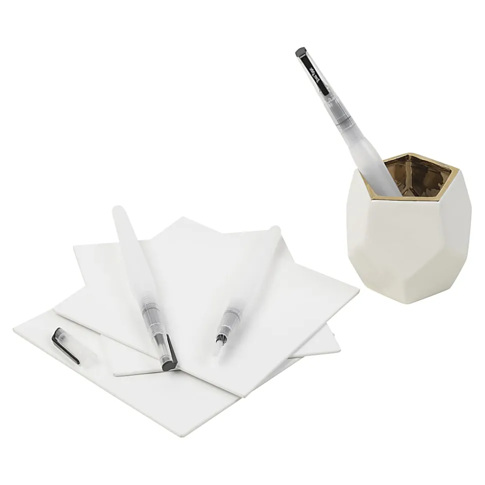 Brea Reese 3-Piece Water Brushes Set, Clear