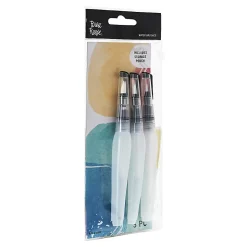Brea Reese 3-Piece Water Brushes Set, Clear
