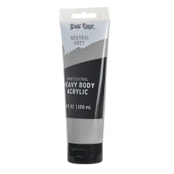 Brea Reese Professional Heavy-Body Acrylic Paint, 4 Oz, Neutral Gray