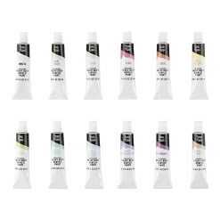 Brea Reese Professional Heavy-Body Acrylic Paint, 12 Pastel Colors
