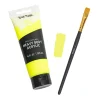 Brea Reese Professional Heavy-Body Acrylic Paint, 4 Oz, Neon Yellow