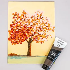 Brea Reese Professional Heavy-Body Acrylic Paint, 4 Oz, Raw Umber