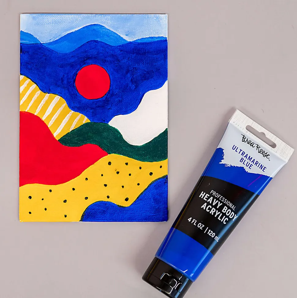 Brea Reese Professional Heavy-Body Acrylic Paint, 4 Oz, Ultramarine Blue