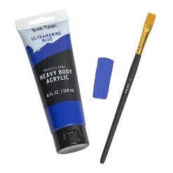 Brea Reese Professional Heavy-Body Acrylic Paint, 4 Oz, Ultramarine Blue
