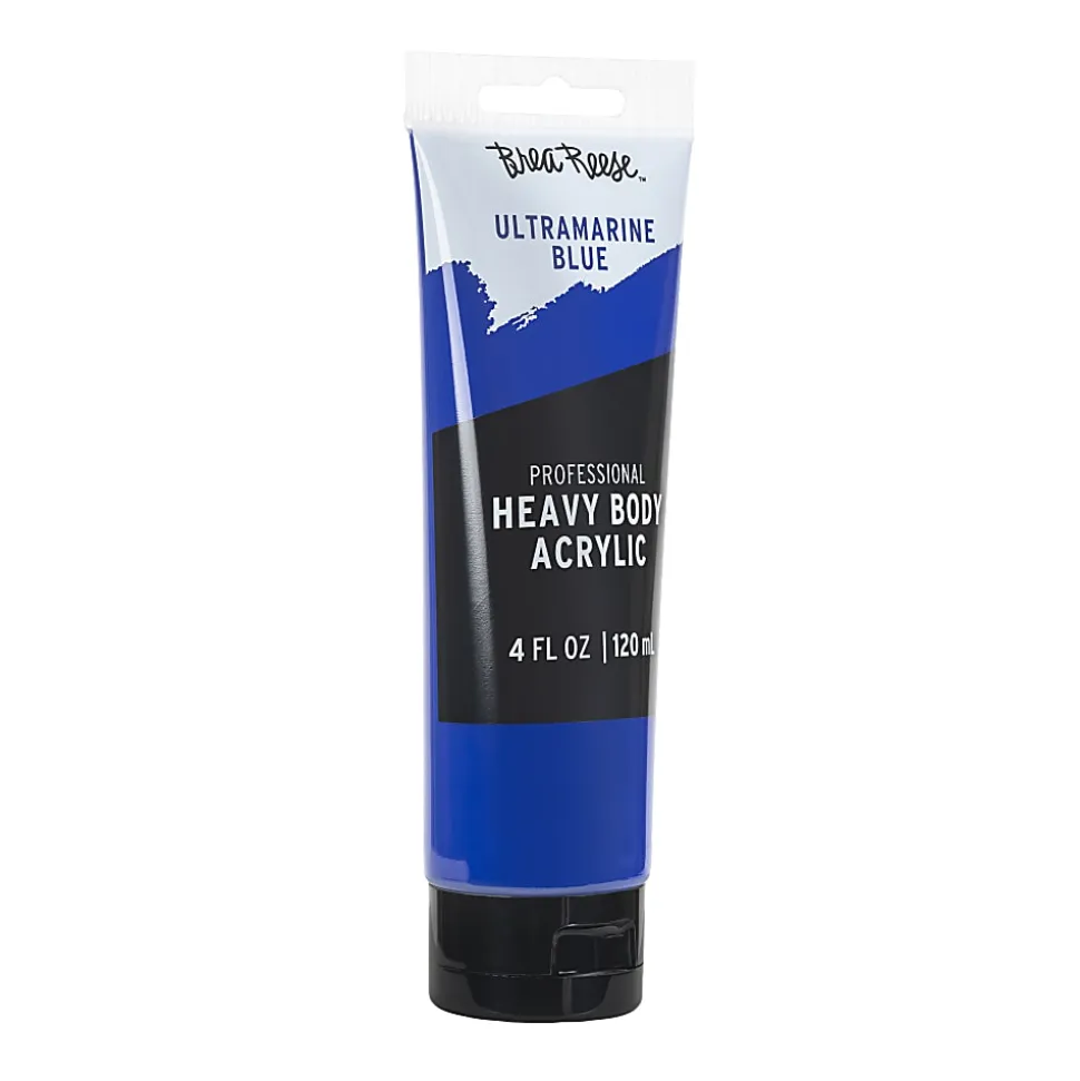Brea Reese Professional Heavy-Body Acrylic Paint, 4 Oz, Ultramarine Blue