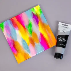 Brea Reese Professional Heavy-Body Acrylic Paint, 4 Oz, Silver