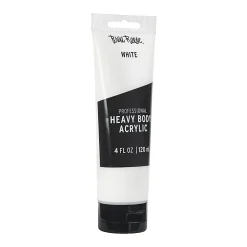 Brea Reese Professional Heavy-Body Acrylic Paint, 4 Oz, White